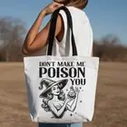 Poison Pinup Witch Sassy Tote Bag Large