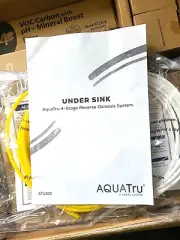 AQUATru Under Sink 4 Stage Reverse Osmosis System ATU100 Open Box BRAND NEW!