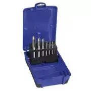 Bordo 3128-S1 BSW Spiral Point Tap Set 1/8 - 1/2" HSS-Co, 7pieces