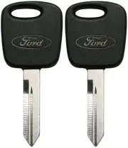 2 New FORD Transponder Key Blank Ford Lincoln Mercury - Self Programming LOGO