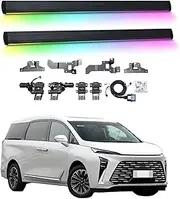 BJOHQ Electric Running Boards Compatible for Buick GL8 2021-2025 with Light, SUV, Off-Road & Pickup Trucks - Retractable Truck Steps & Nerf Bars
