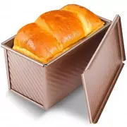 Yupjlia Pullman Loaf Pan with Lid,Premium 1 lb Dough Nonstick Bread Pan with Lid