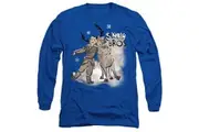 Frozen Unisex Adult Snow Bros Kristoff Sven T-Shirt (Royal Blue) - UTTV14486