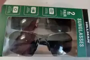 Hillman Impact Resistant Sport Sunglasses 2 Pack Worksite Hunting Sports Game