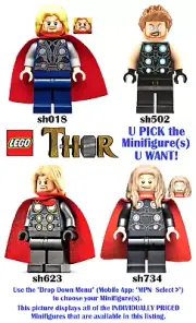 LEGO® U PICK Marvel Super Heroes THOR Minifigures **NEW**