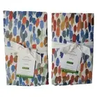 Pottery Barn (2) Annabel Two Standard Shams Watercolor Dot Set Brand New w/ Tags