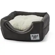 Perfect Pet Cube Cat House - Charcoal