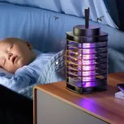 Electric Mosquito Killer Lamp LED Light USB LED Trap for Home Bedroom Outdoor Camping