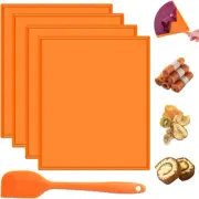 4PCS Silicone Dehydrator Sheets Dehydrator Mats with Edge Fruit Leather Liquid F