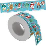 Angoily 1Roll Decorative Border Wear Resistant Border Trim Sticker for Classroom Home Office Decor Self Adhesive for Bulletin Boards