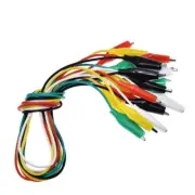 10pcs 5 Color Belt Wire Alligator Clips Electronic DIY Sheath Electric Clip
