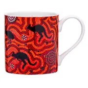Ashdene Maarakool Art 350ml Coffee Mug Tea Cup New Bone China Fire-Stick Farming