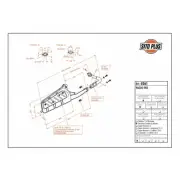 Complete Exhaust System Leovince Sitoplus Steel Piaggio Fl 1995 > 2000