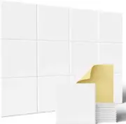 12 Pack Acoustic Foam Panels – 12"x12"x0.4" Self-Adhesive Soundproof Wall Tiles
