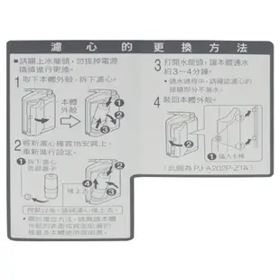 Panasonic 國際牌 P-37MJRC 鹼性電解水機專用濾芯 適用 TK-7205 TK-7215 TK-7405