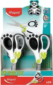 Maped Koopy Spring-Assisted Educational Scissors, 5 Inch, Blunt, Pack of 20 (...