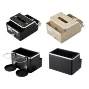 Universal Car Armrest Storage Box Water Cup Holder Tissue Storage Box Armrest