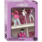 Gorillaz Motel Graphic Art 1000pc 50 x 70cm/19.7 x 27.5" Collectable Puzzle 8Y+