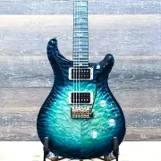 PRS Private Stock Custom 24/08 Piezo Quilted Maple Sub-Zero Glow Electric Guitar
