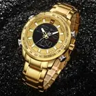 NAVIFORCE Top Brand Mens Gold Quartz Watch Men Army Military Sports Watches Man