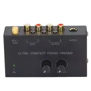 Phono Turntable Preamp Preamplifier LowNoise Sound Mixer for Vinyl Record P FA