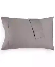 AQ Textiles Grayson 950 Thread Count Cotton Blend Pillowcase PAIR STANDARD Grey