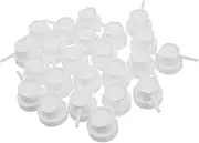 Milisten 50Pcs Spray Nozzle Tips for Painting Fine Mist Caps for Efficient Spraying High Durability Plastic Sprinkler Heads for Art Graffiti Use