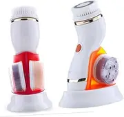 ARTSEWPLY Electric Facial Cleansing Brush Gentle Skin Exfoliator Face Scrubber Long Handle Brush Pore Deep Cleansing