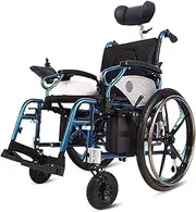 Super Heavy Lightweight Electric Wheelchair Folding,Polymer Li-Ion Battery,Elderly Automatic Comfortable Mobility Tool