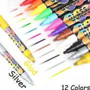 Liquid Chalk Ink Pens Wet Wipe Erase Bright Colors Neon Markers for Chalkboard