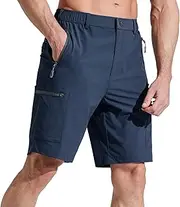 [Libin] Men's Quick Dry Hiking Shorts Lightweight Golf Shorts Stretch Cargo Shorts Travel Fishing Work Casual Water Resistant