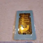 Inspirational Religious Bookmark W/Dove of Peace Christian Message Psalms 29:11