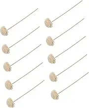 10Pcs Natural Rattan Aroma Diffuser Sticks Essential Oil Fragrance Sticks for Home Decor Indoor Aromatherapy Relaxing Scents Unique Flower Design