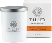 Tilley Classic White Sandalwood Soy Candle, 240 g/45 Hour
