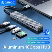 ORICO 10Gbps 4 IN 1 Type-C USB HUB 100W PD USB 3.1 SD/TF Expansion for PC Laptop