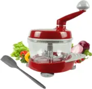 Manual Food Processor,Hand Powered Crank Food Processor Chopper,Food Vegetable
