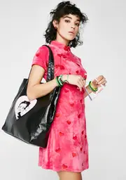 [Lazy Oaf] Hearts Velour Dress