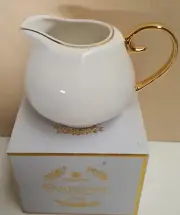 Ashdene Parisienne White and Gilt Creamer c2019 MIB Gift Boxed Small Jug