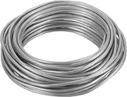 uxcell 3.0mm Bonsai Training Wire, Floral Wire Stems Anodized Aluminum Tree Wire 32.8 Feet Total for Gardening Branch Fixing, Silver Tone