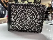 Cártera De Plata Hecha A Mano Guerrero Mexico Silver Wallet Handmade