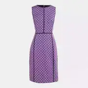 NWT J. Crew Sleeveless Sheath Dress in Mini Medallion Print 2