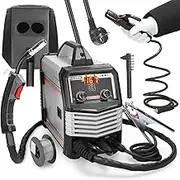 4-in-1 MIG MMA MAG TIG-160C Welders, 10A Large Current Portable Electric Welding Machine with Digital LCD Display IGBT Inverter Welder