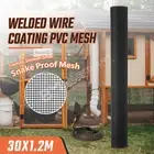 30M Welded Wire Mesh Animal Fence Farm Chicken Bird Coop Fencing Wire Roll Black