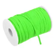 Flat Elastic Band for Sewing 1/8" x 109 Yards Fluorescent Green Stretch Strap