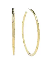 Ippolita 18K Yellow Gold Classico Hammered Extra Large Hoop Earrings
