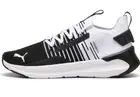 Puma Softride Symmetry Fuzion Mens Sneakers Athletic Shoes Black & White Sz 9.5
