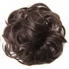 Womens Wrap Messy Curly Bun Hair Piece Wig Scrunchie Ponytail Hair Extensions AU
