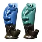 Decorative Backflow Incense Burner Backflow Incense Holder for Yoga Room