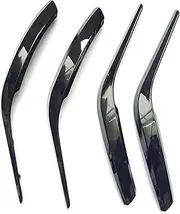 LHD RHD Carbon Fiber Interior Door Handle Cover Trim Set Replacement Fit for BMW X1 E84 2010-2016 Inside Door Handle(Pianoblack 4pcs Set)