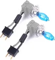 iplusmile Xenon Light Bulbs Set H7 12v Super White 5500k Led Car Headlights Rain Snow Safe Easy Install